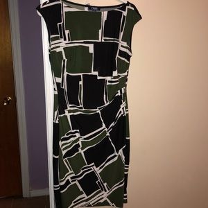Black/Green Dress. Worn once